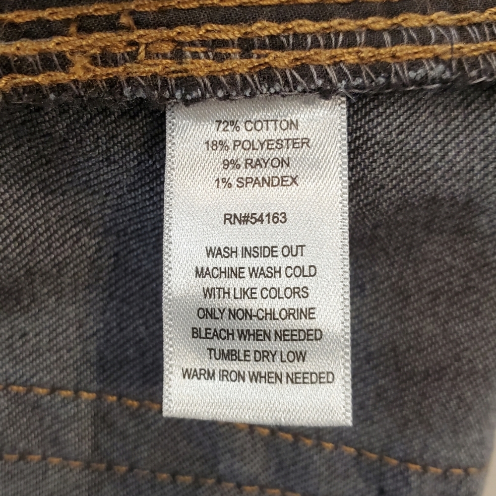 Marc New York Jeans Womens Size 2 Black Mid Rise Front Seam Flare Pants - Picture 12 of 12